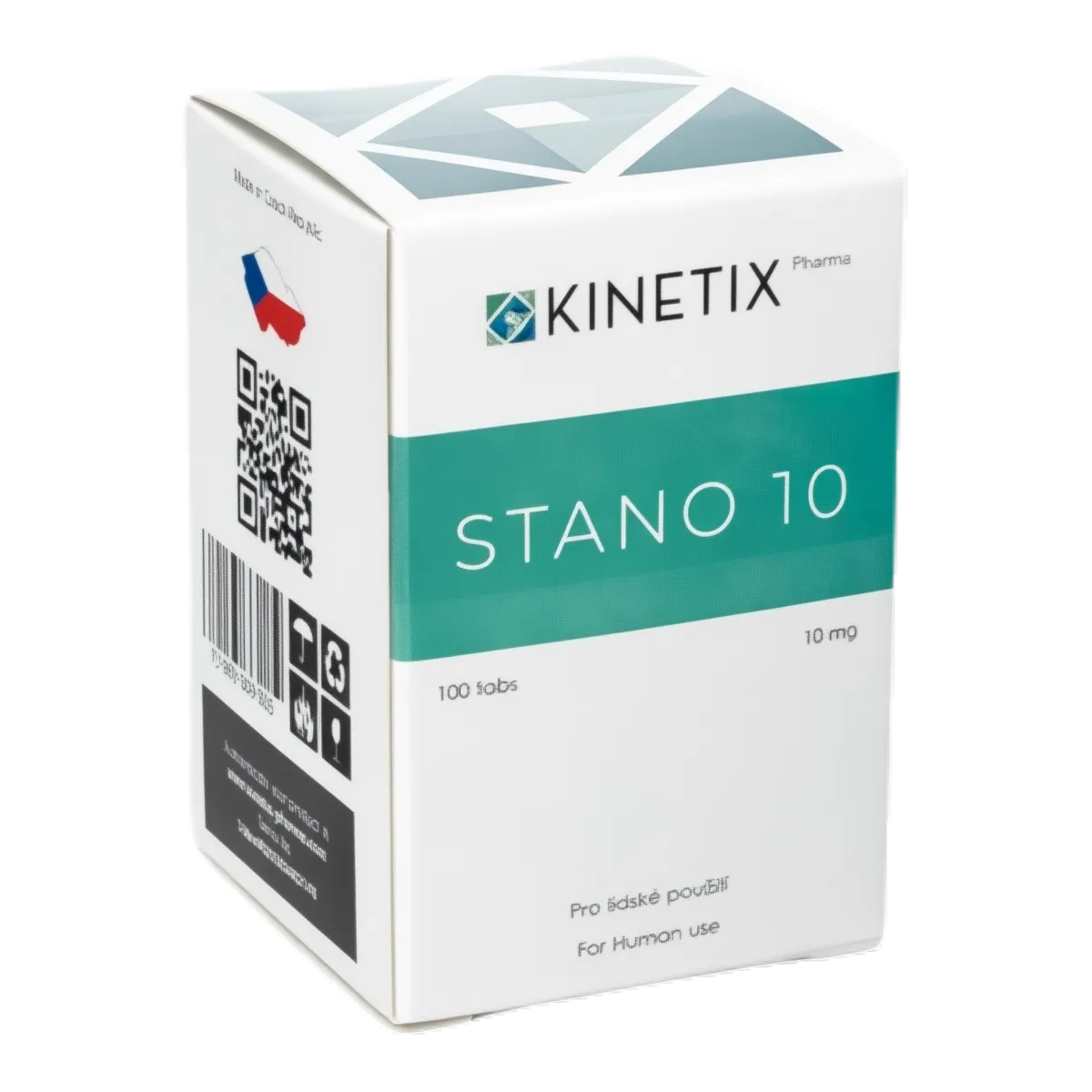 Stanozolol 10 mg Kinetix Pharma - 100 Tabletas